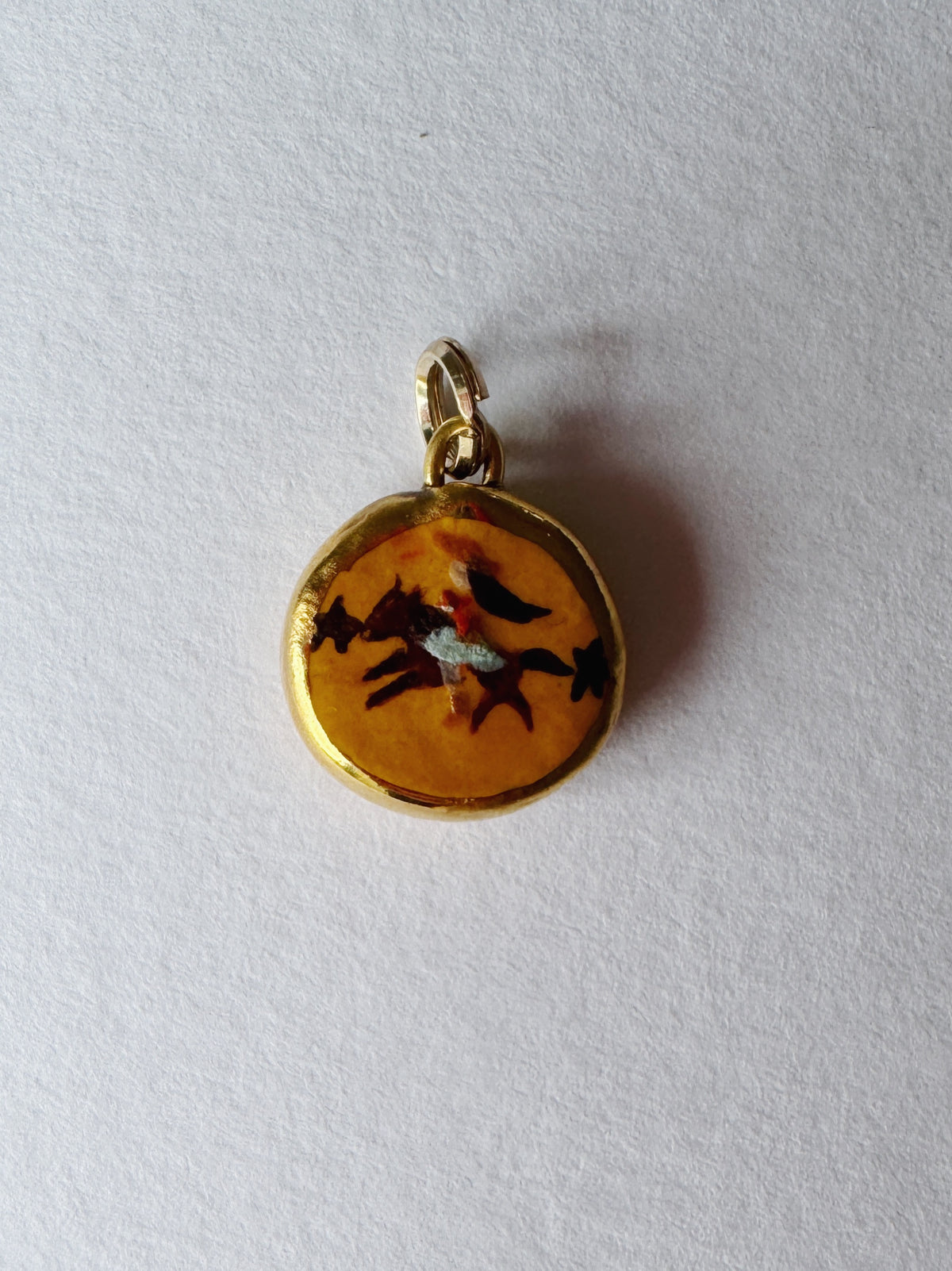 Small Cowgirl Pendant - Yellow