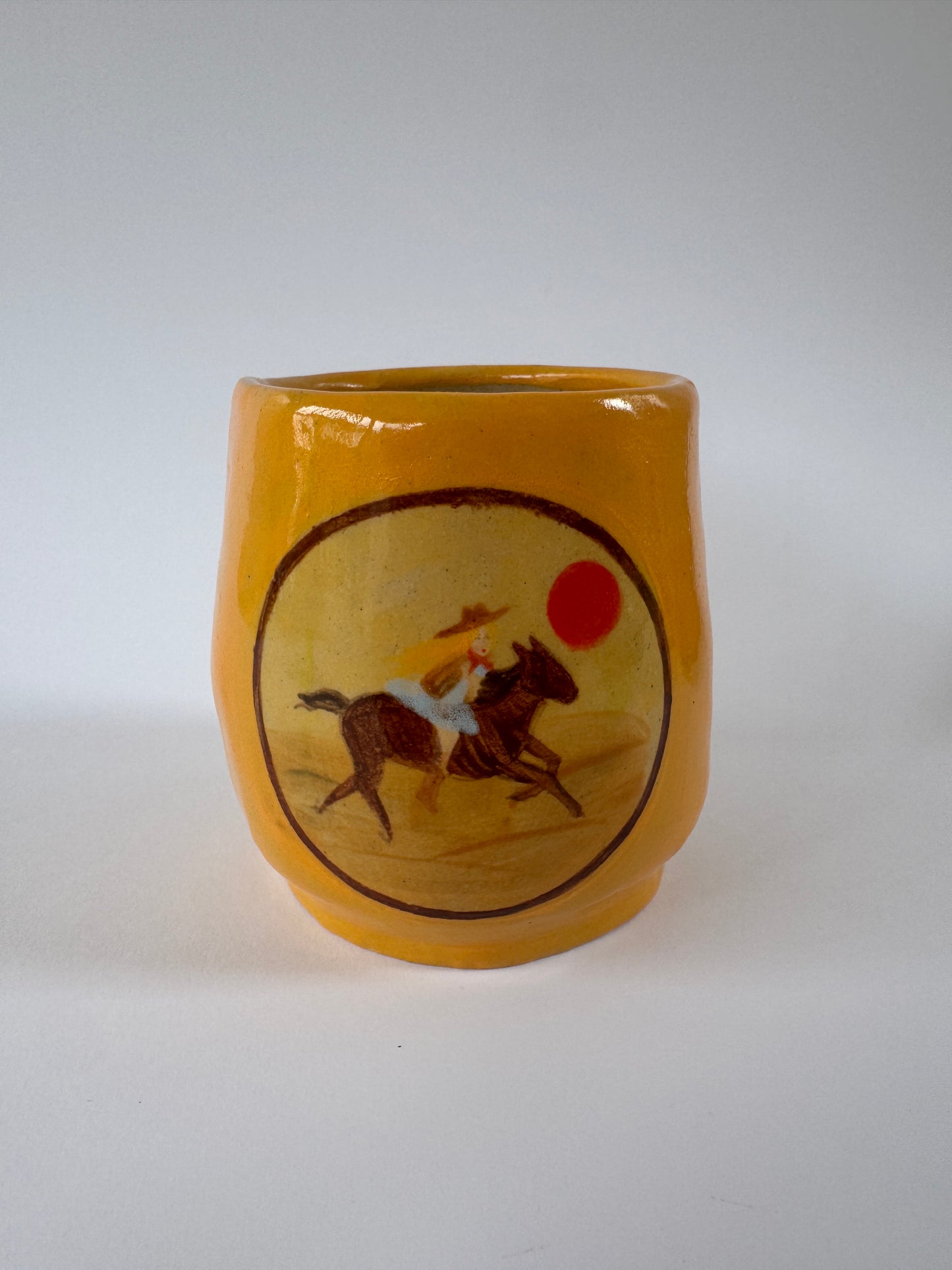 Cowgirl Tumbler - Yellow