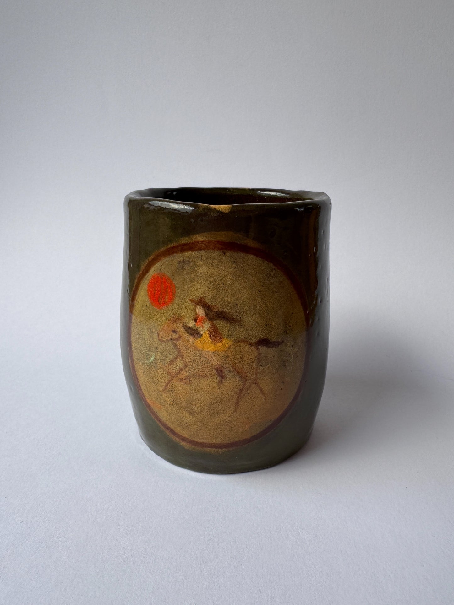 Cowgirl Tumbler - Olive Green