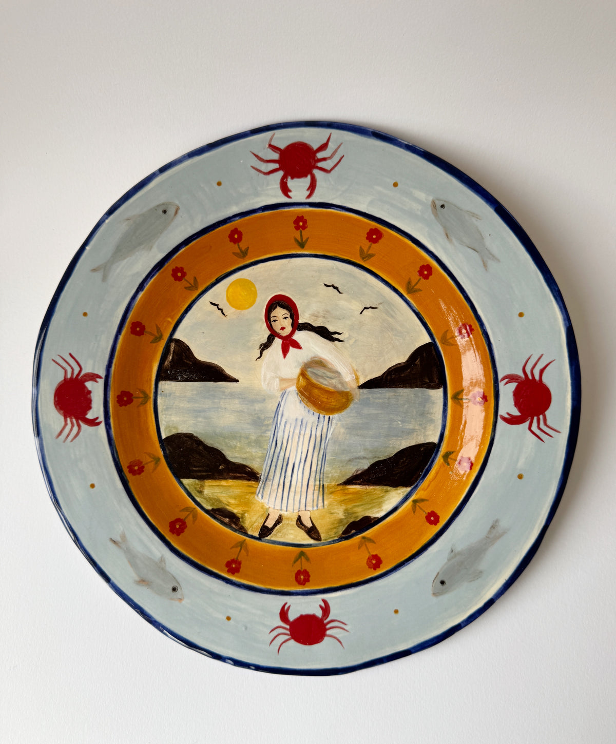 Fisherwoman Plate