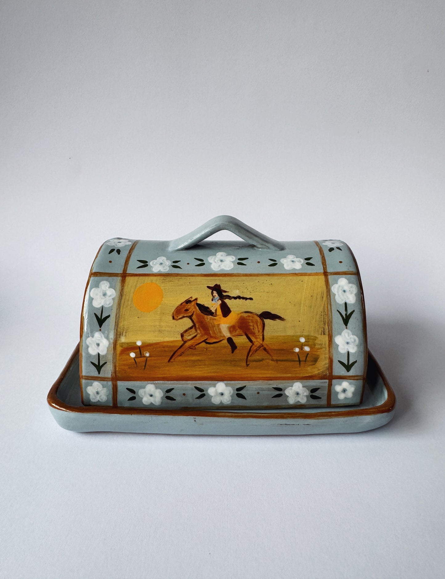 Butter Dish - Blue