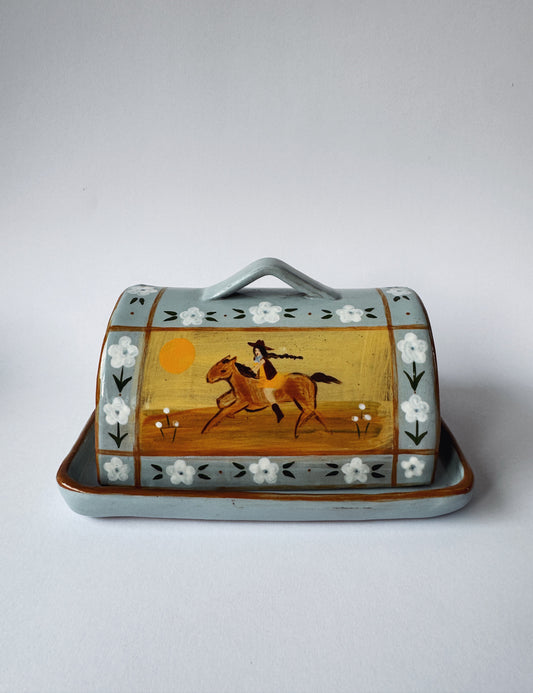 Butter Dish - Blue