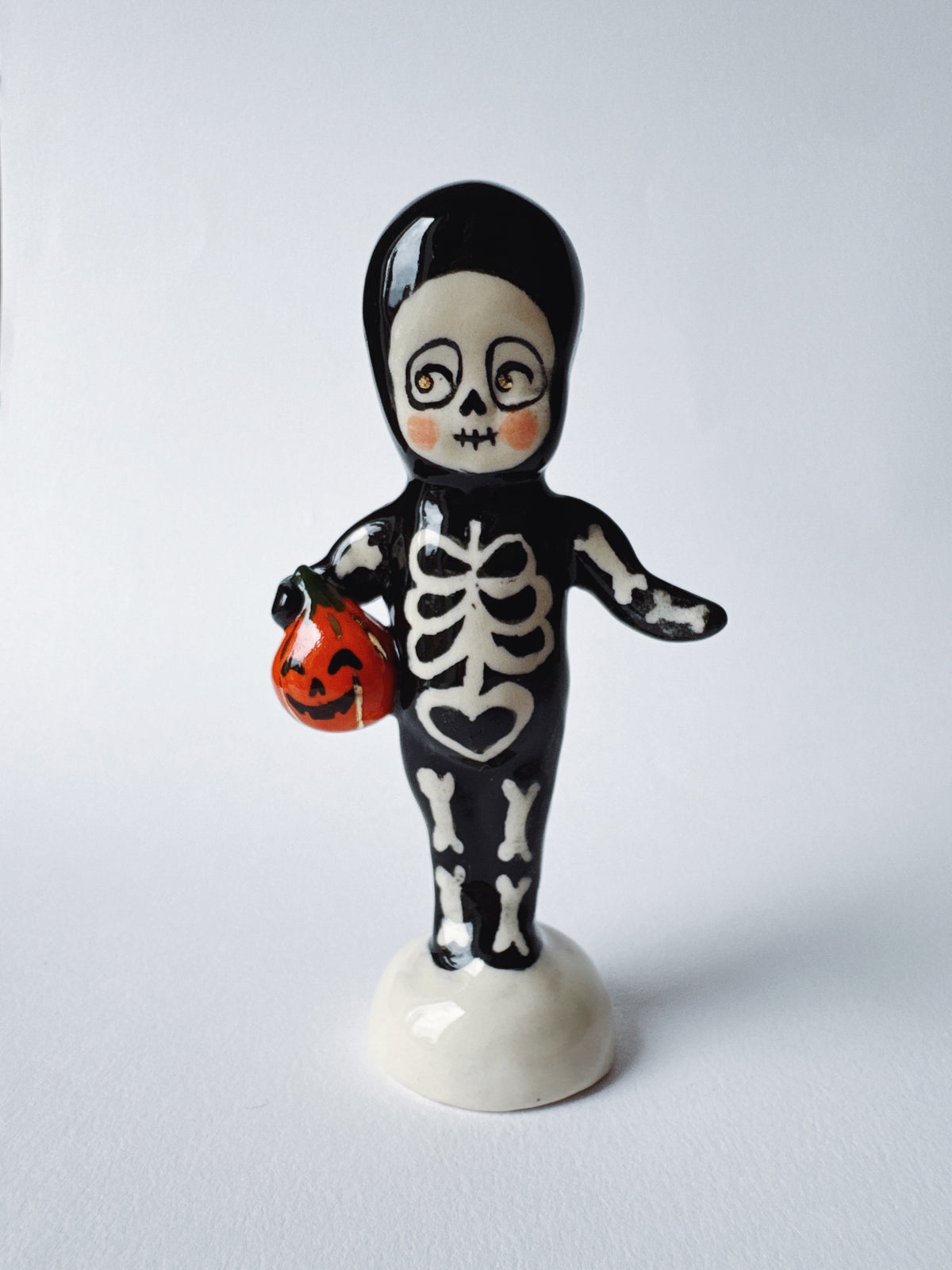 Skeleton with Pumpkin #2