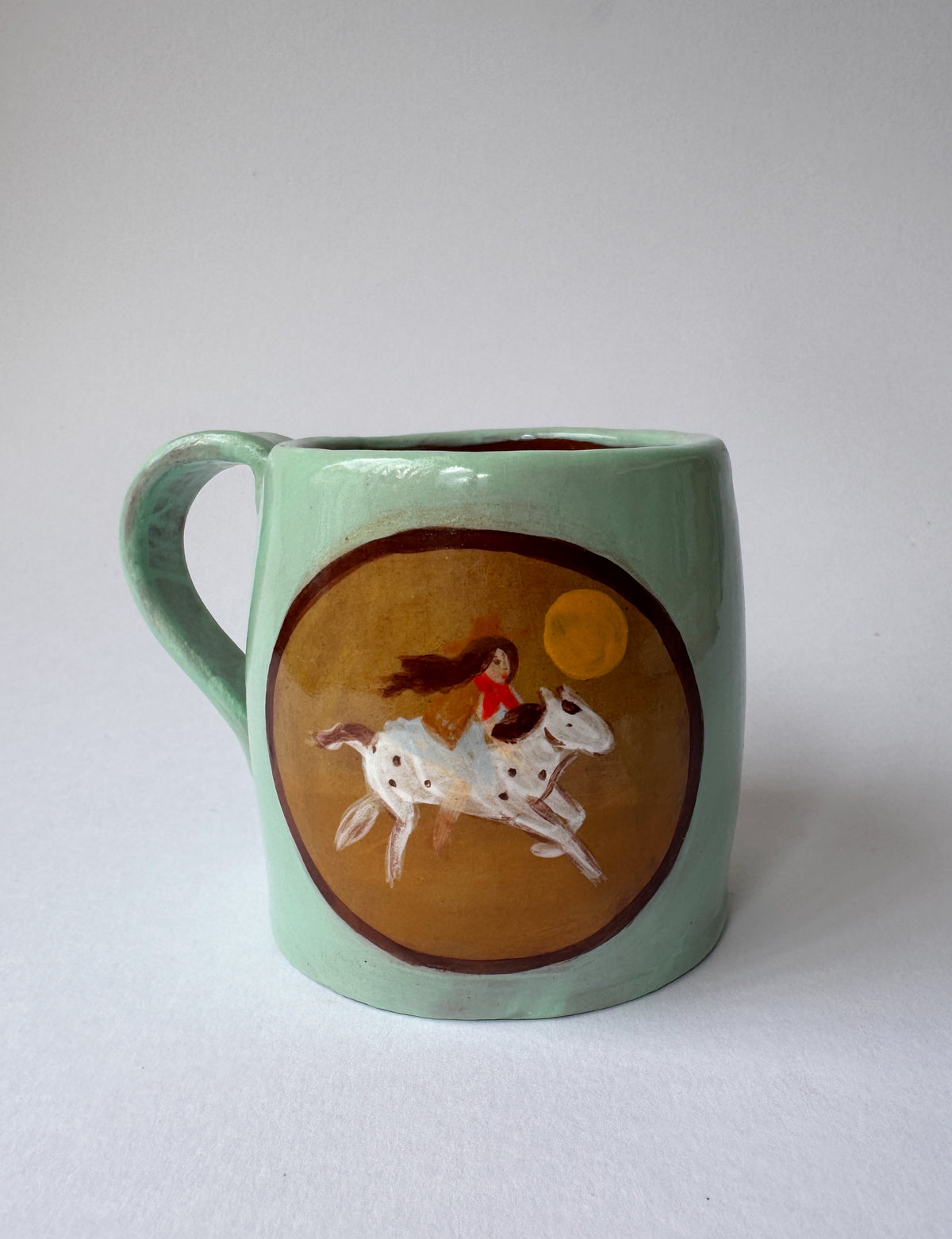 Cowgirl Mug - Mint  *SECOND*