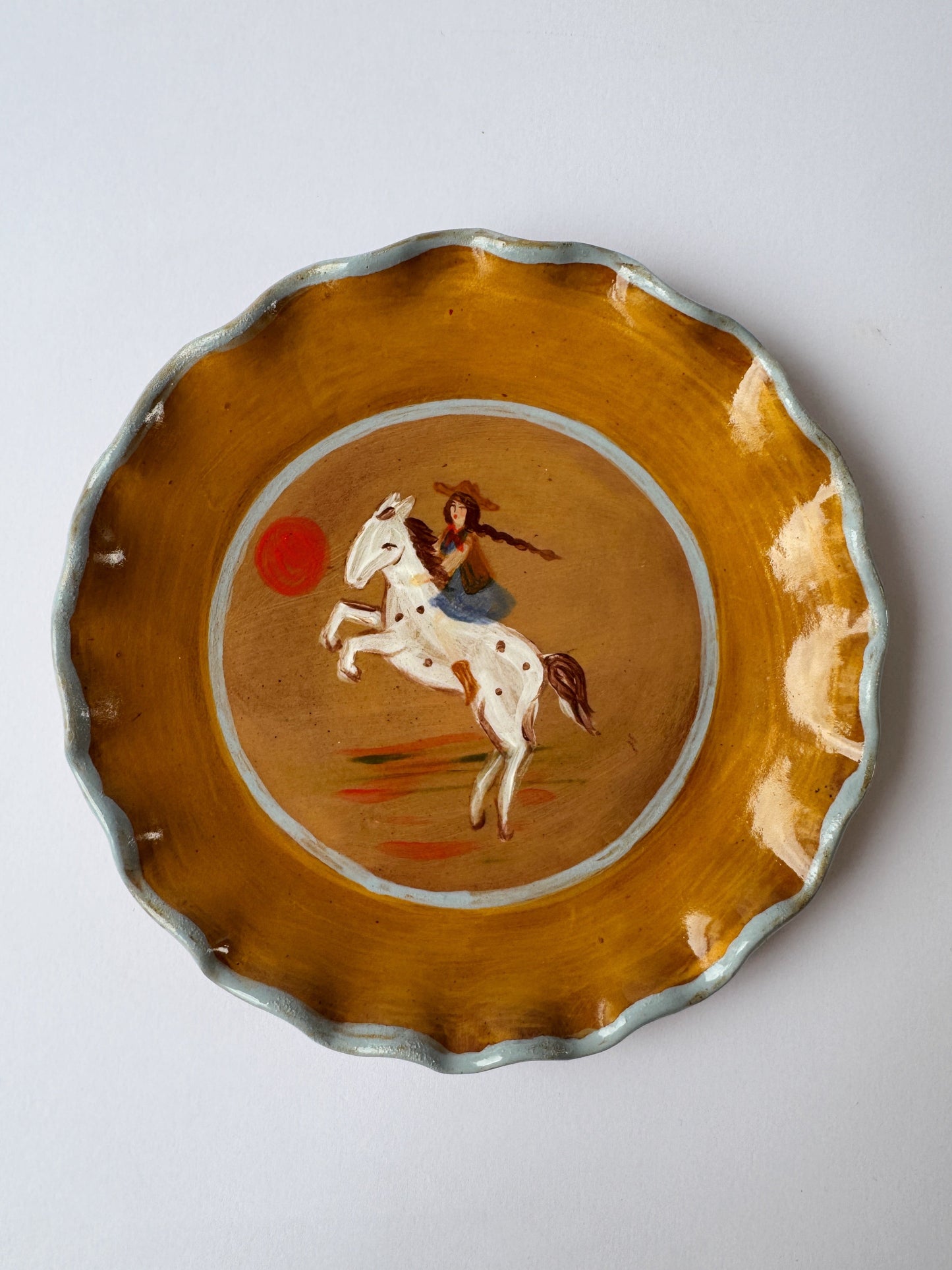Lone Rider Plate