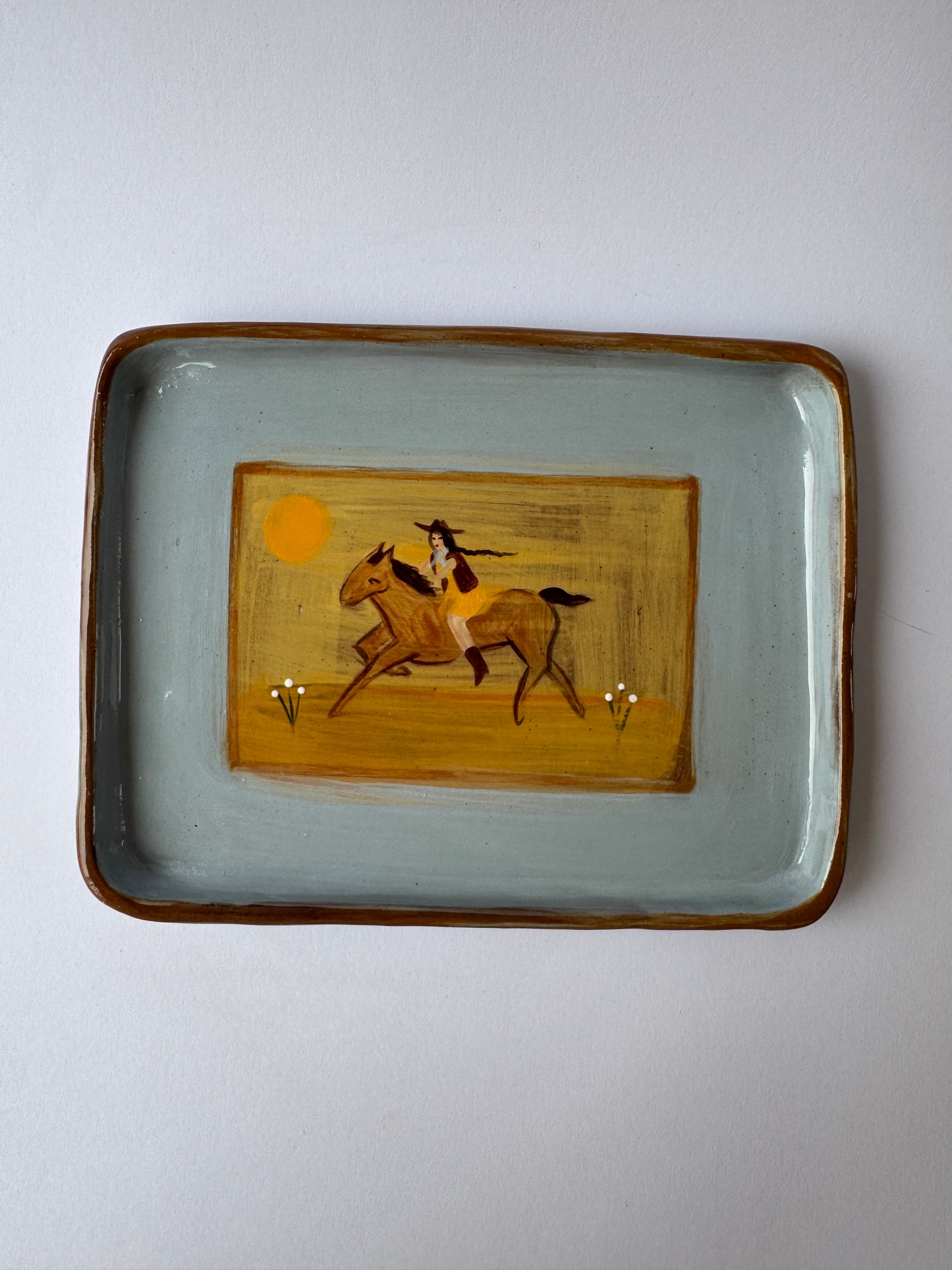 Butter Dish - Blue