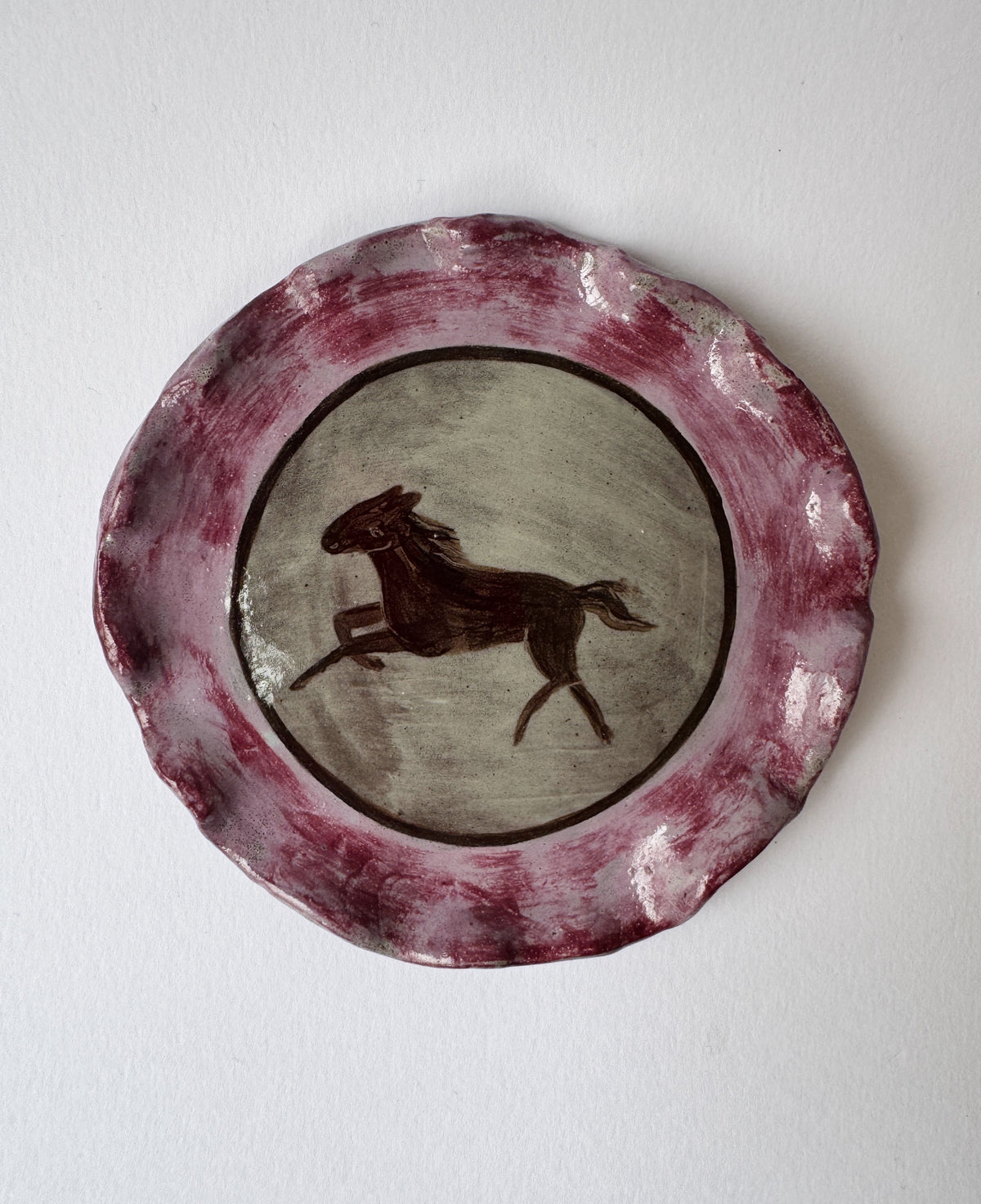 Small Cowgirl Plate