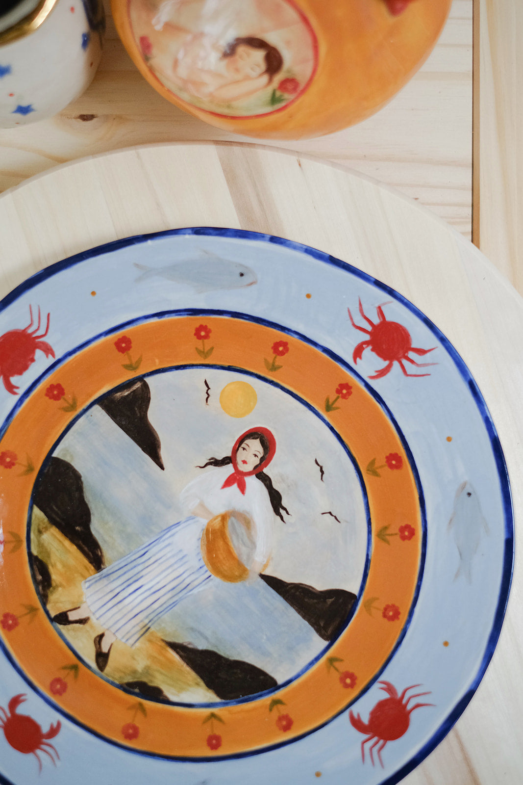 Fisherwoman Plate