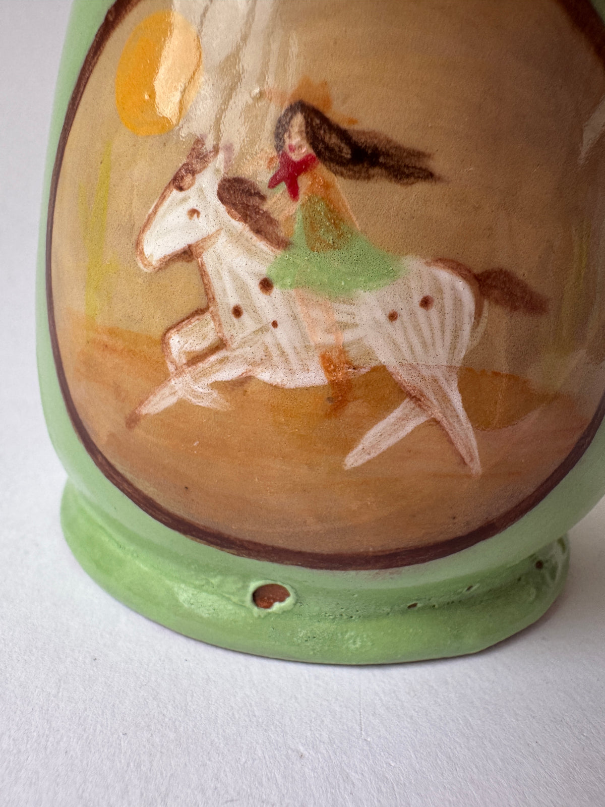 Cowgirl Mug - Light Green *SECOND*