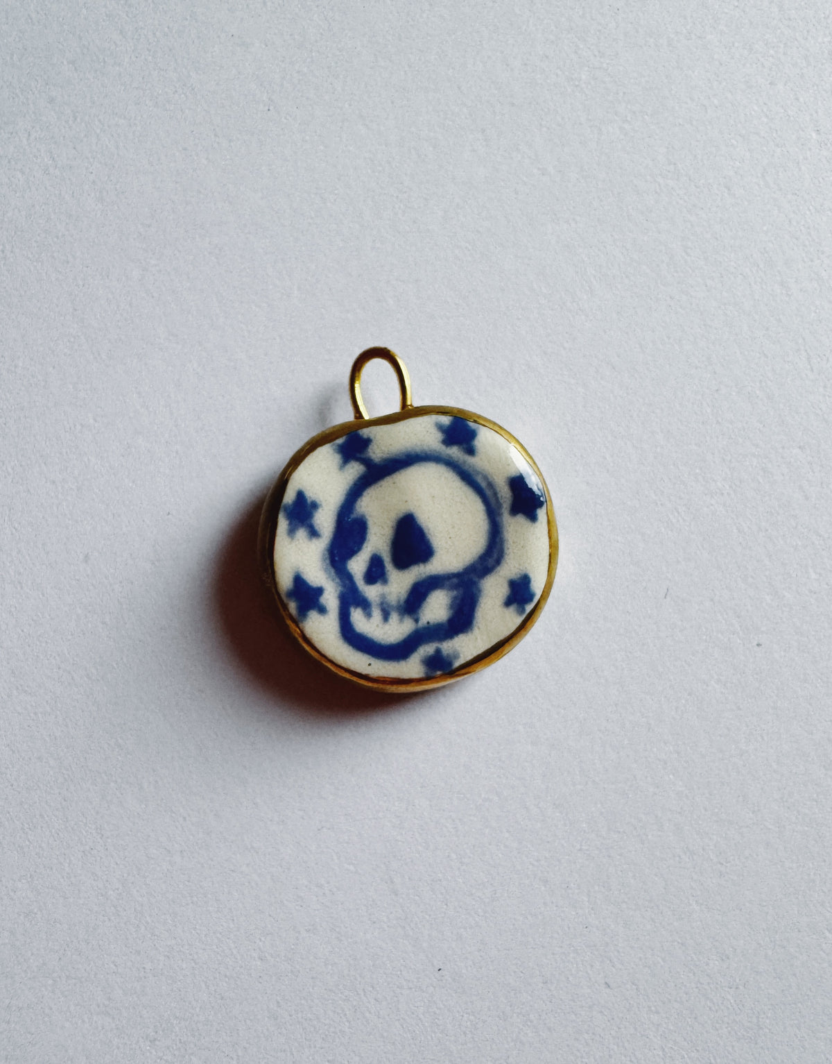 Skull Charm Gold *SECOND*