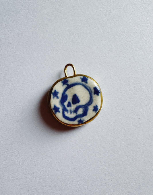 Skull Charm Gold *SECOND*