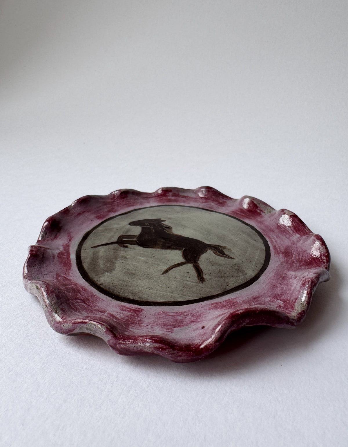 Small Cowgirl Plate