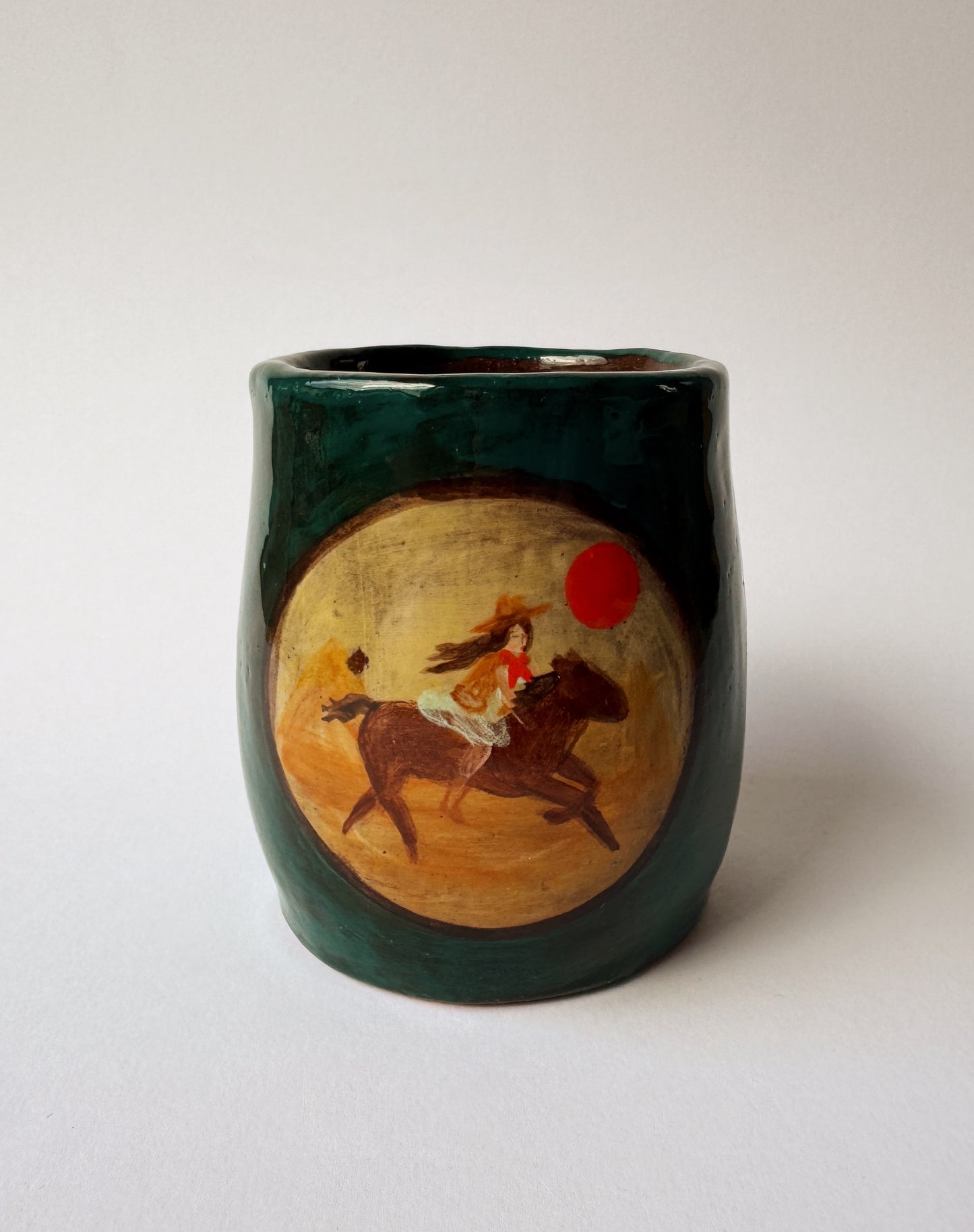 Cowgirl Tumbler - Turquoise
