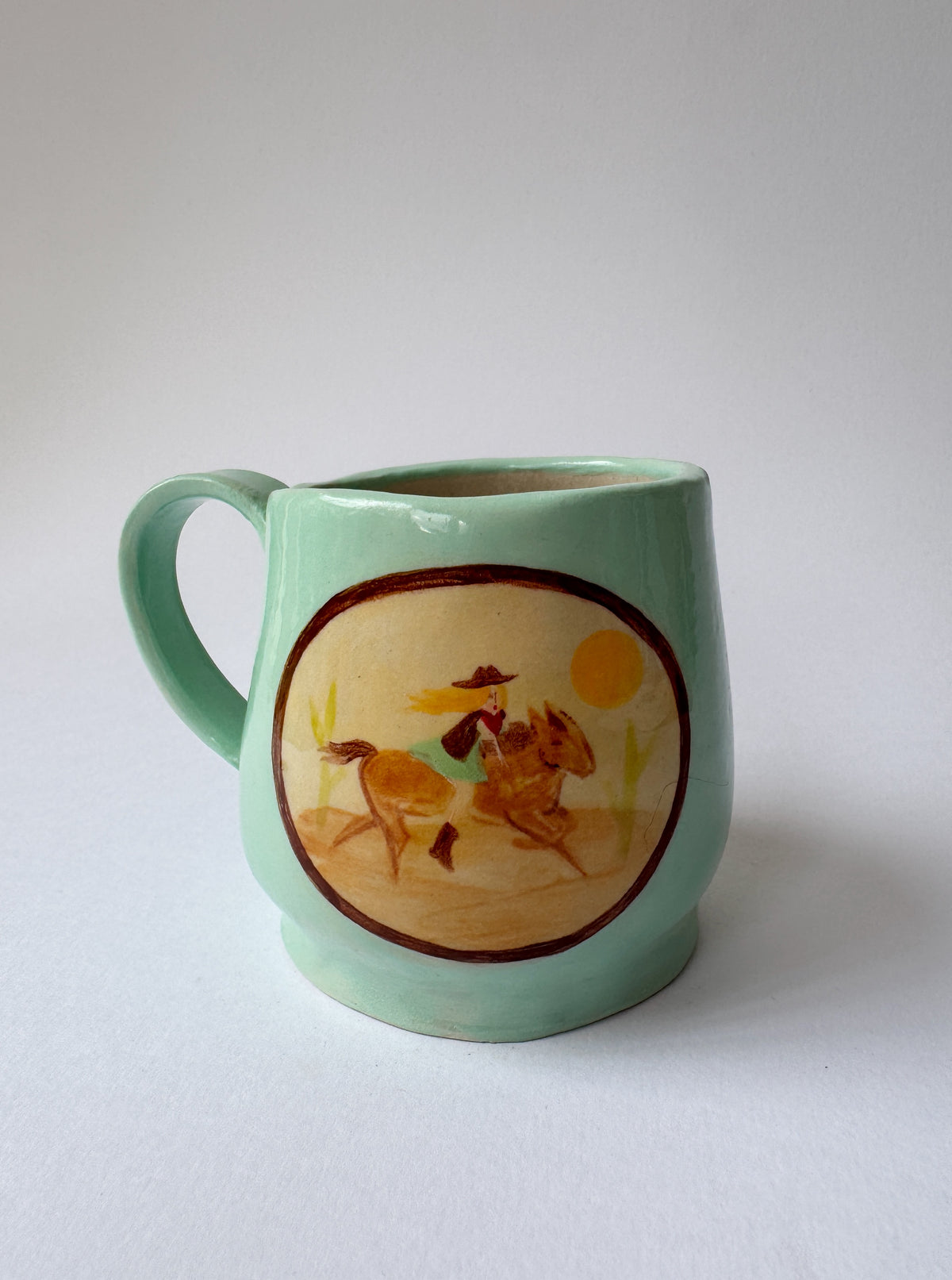 Cowgirl Mug - Mint
