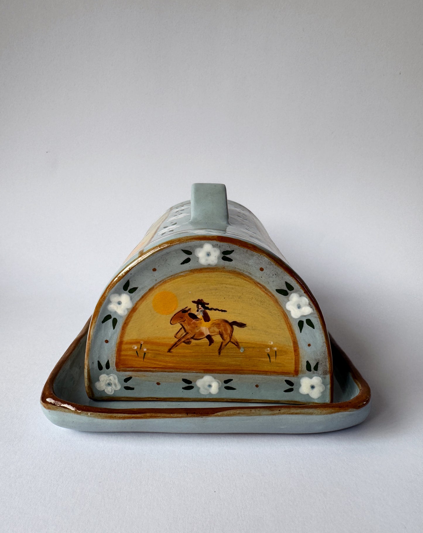 Butter Dish - Blue