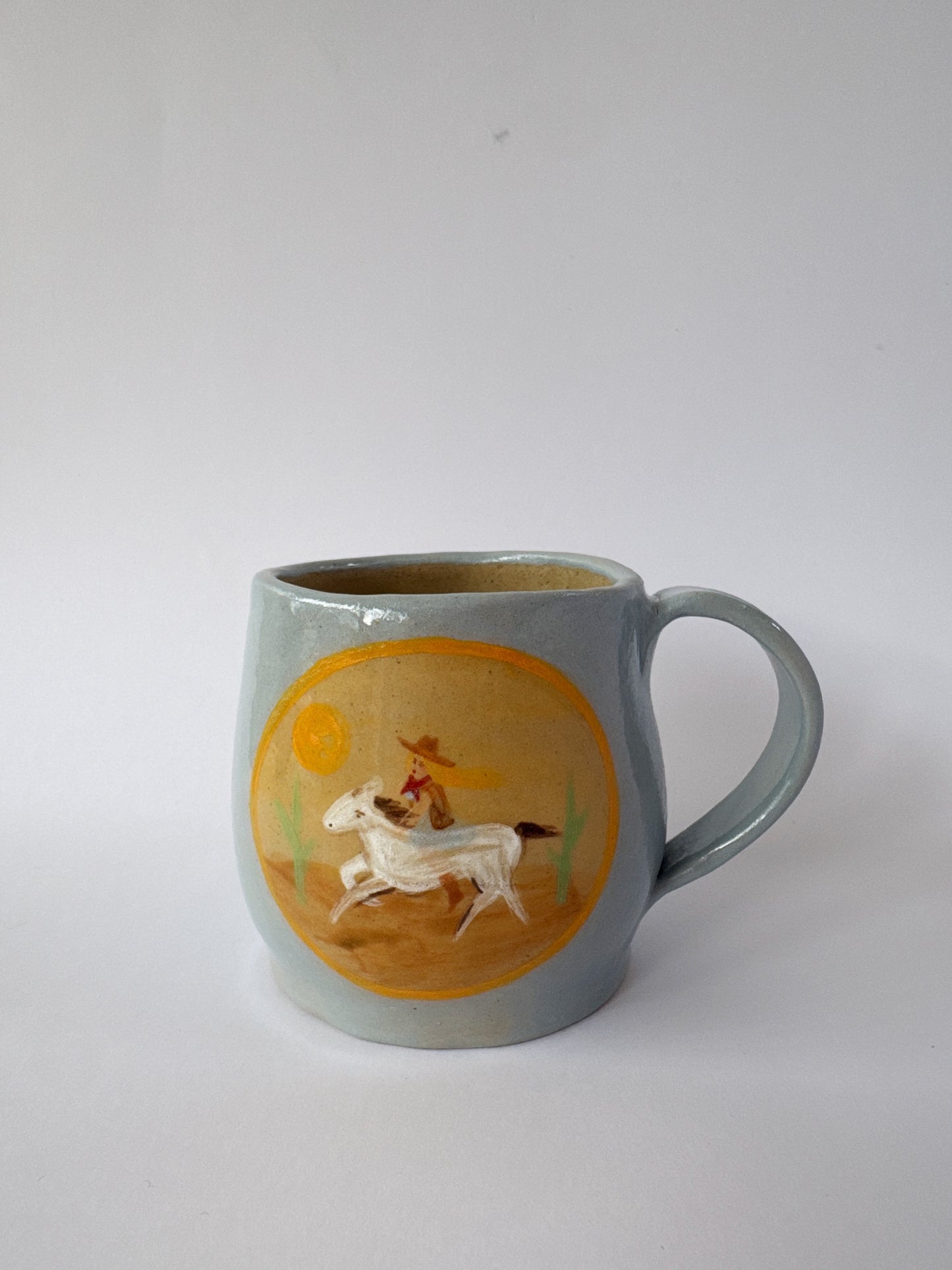 Cowgirl Mug - Blue